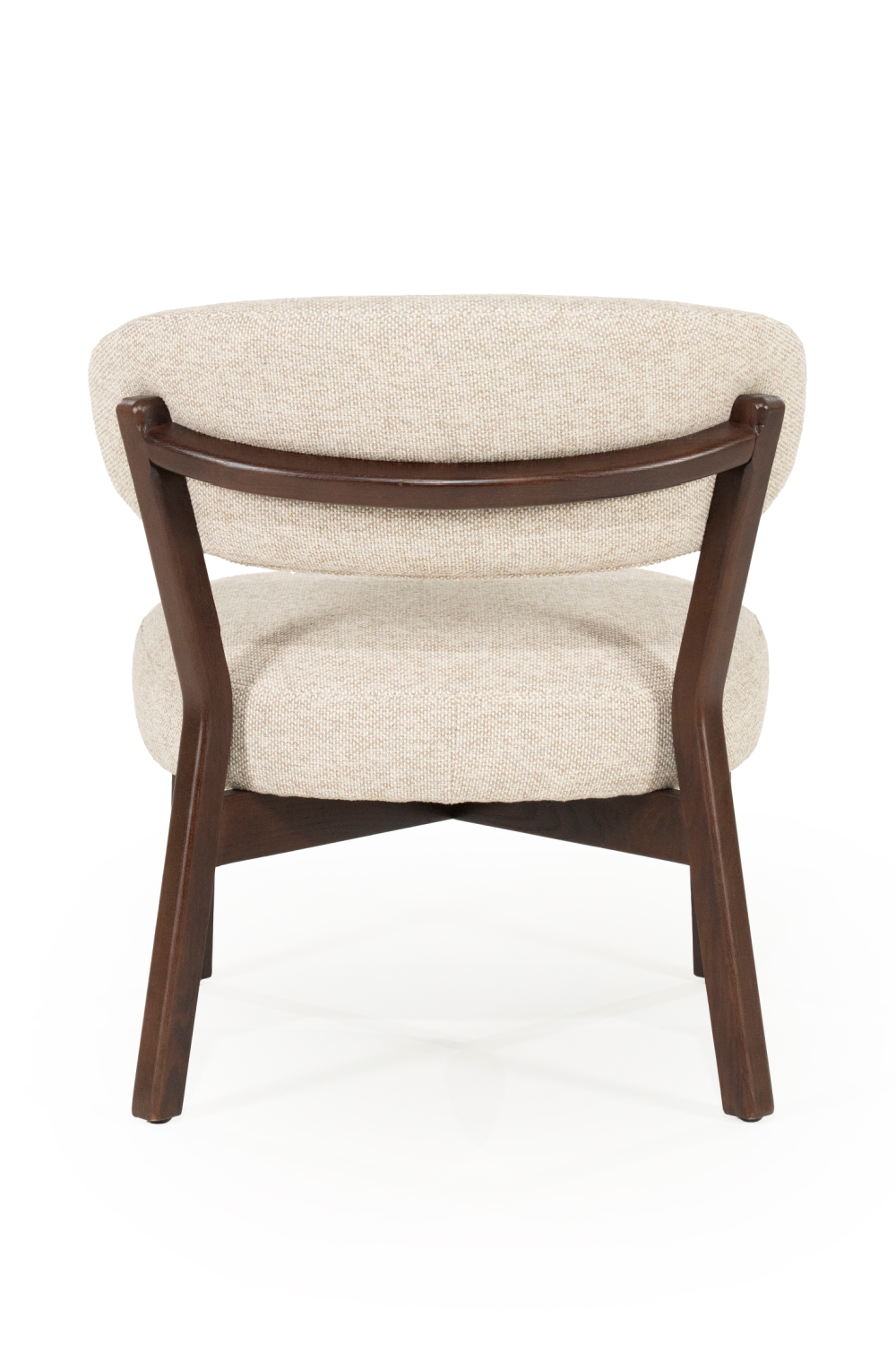 Brown Oak Accent Chair | Eleonora Mikky | OROA.com