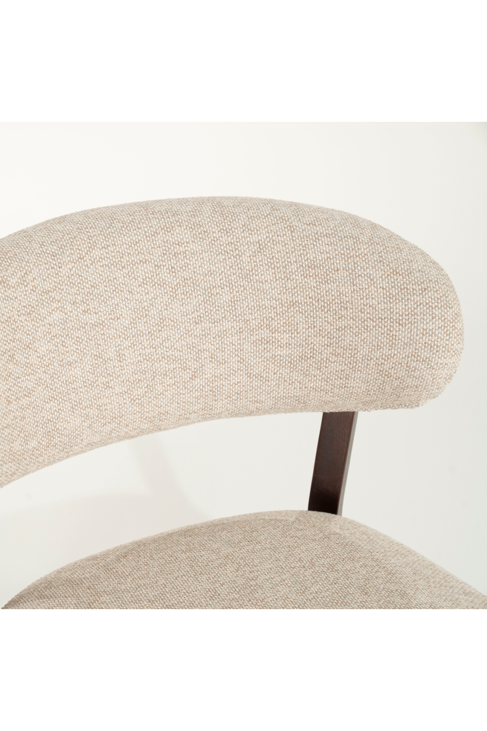 Brown Oak Accent Chair | Eleonora Mikky | OROA.com