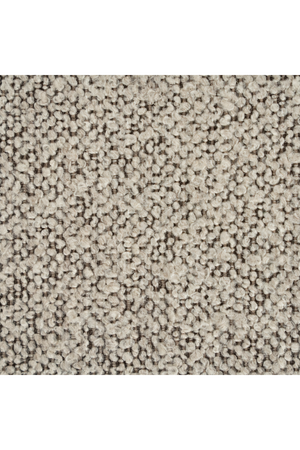 Cylindrical Taupe Fabric Ottoman | Eleonora Avah | OROA.com