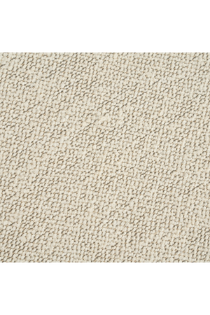 Cylindrical Beige Fabric Ottoman | Eleonora Avah | OROA.com