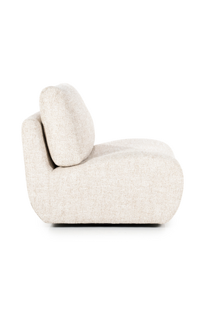 Fabric Upholstered Swivel Lounge Chair | Eleonora Lucia | OROA.com
