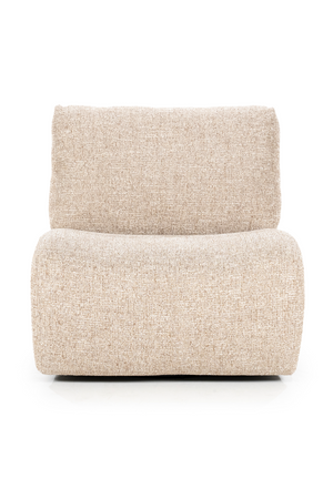 Fabric Upholstered Swivel Lounge Chair | Eleonora Lucia | OROA.com