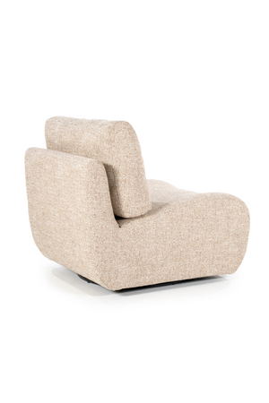 Fabric Upholstered Swivel Lounge Chair | Eleonora Lucia | OROA.com