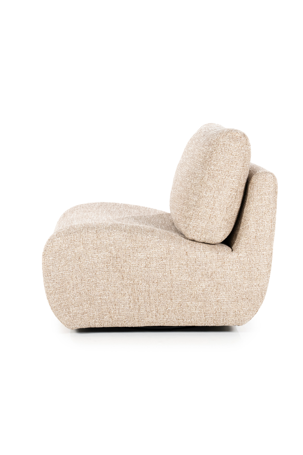 Fabric Upholstered Swivel Lounge Chair | Eleonora Lucia | OROA.com