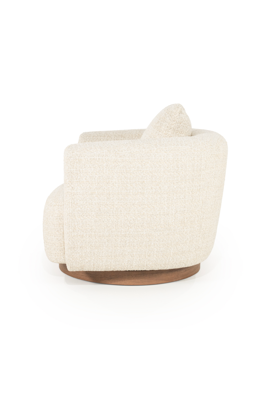 Curved Back Swivel Accent Chair | Eleonora Jordan | OROA.com