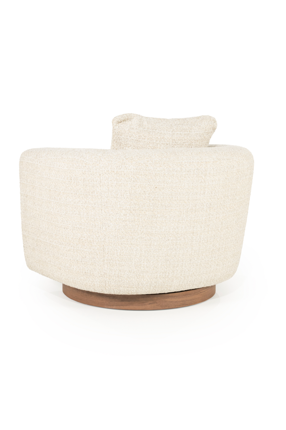 Curved Back Swivel Accent Chair | Eleonora Jordan | OROA.com