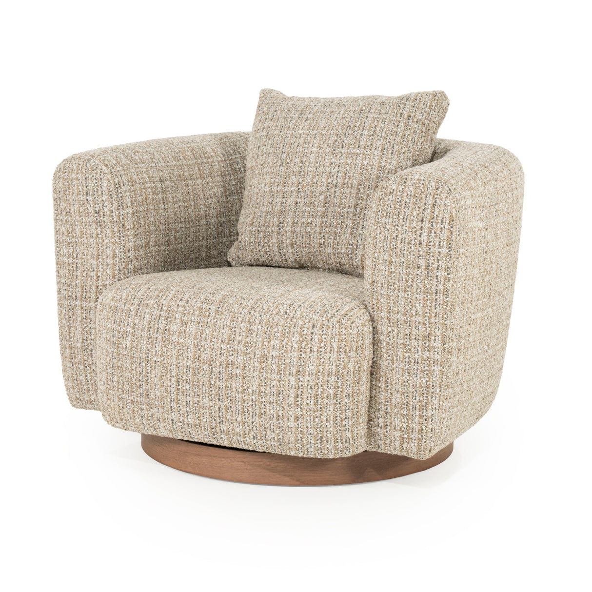   Modern furniture - Curved Back Swivel Accent Chair - www.oroa.com | Oroa.com