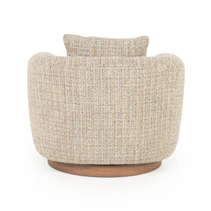   Modern furniture - Curved Back Swivel Accent Chair - www.oroa.com | Oroa.com