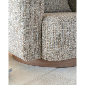   Modern furniture - Curved Back Swivel Accent Chair - www.oroa.com | Oroa.com