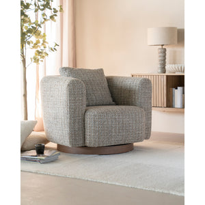   Modern furniture - Curved Back Swivel Accent Chair - www.oroa.com | Oroa.com