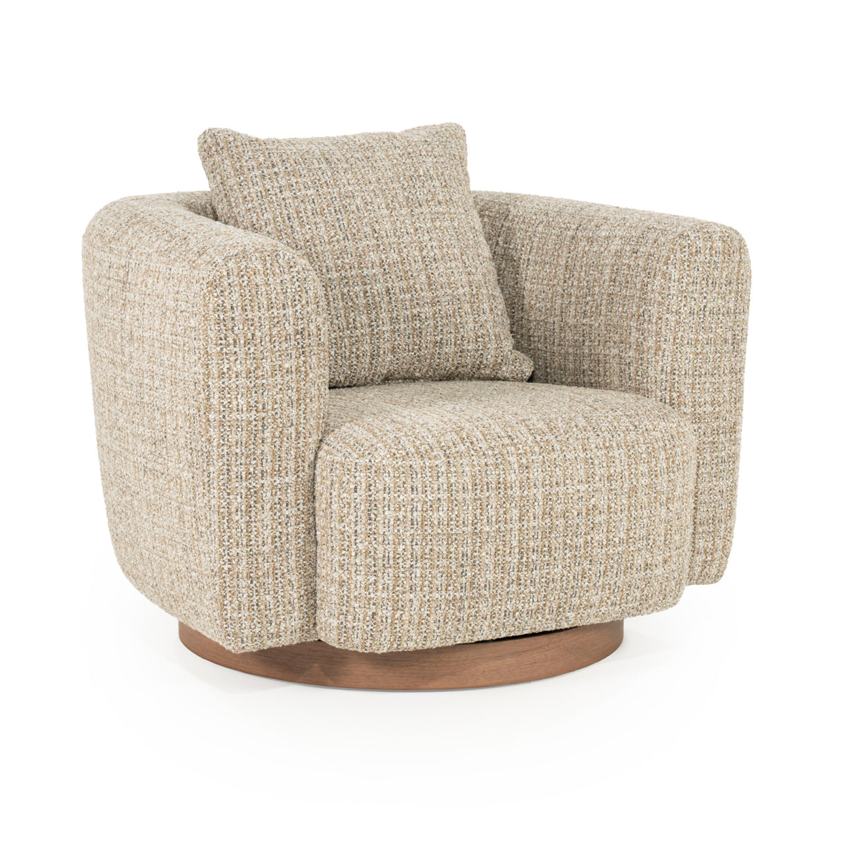   Modern furniture - Curved Back Swivel Accent Chair - www.oroa.com | Oroa.com