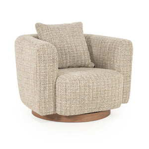   Modern furniture - Curved Back Swivel Accent Chair - www.oroa.com | Oroa.com