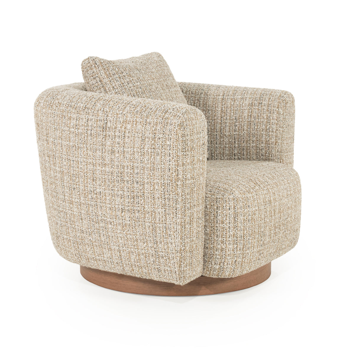   Modern furniture - Curved Back Swivel Accent Chair - www.oroa.com | Oroa.com