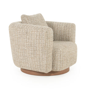   Modern furniture - Curved Back Swivel Accent Chair - www.oroa.com | Oroa.com