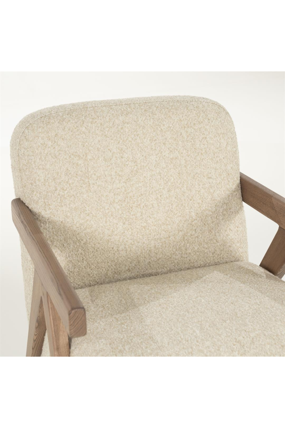 Ash Framed Lounge Armchair | Eleonora Francis | Oroa.com