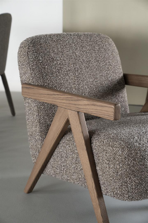 Ash Framed Lounge Armchair | Eleonora Francis | Oroa.com