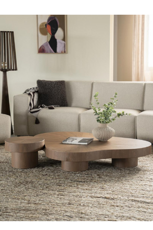 Round Walnut Side Table | Eleonora Bobbie | Oroa.com