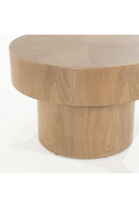 Round Walnut Side Table | Eleonora Bobbie | Oroa.com