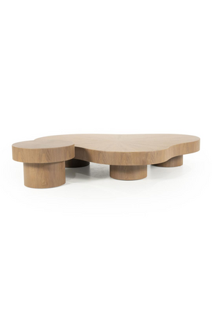 Organic-Shaped Walnut Coffee Table | Eleonora Bobbie | Oroa.com