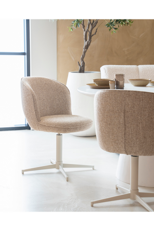 Curved Back Swivel Chair | Eleonora Molly | OROA.com