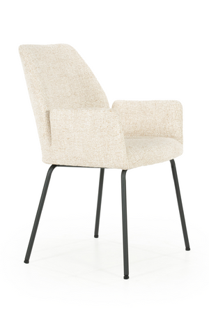 Fabric Upholstered Dining Armchair | Eleonora Indy | OROA.com