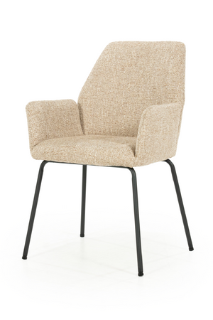 Fabric Upholstered Dining Armchair | Eleonora Indy | OROA.com