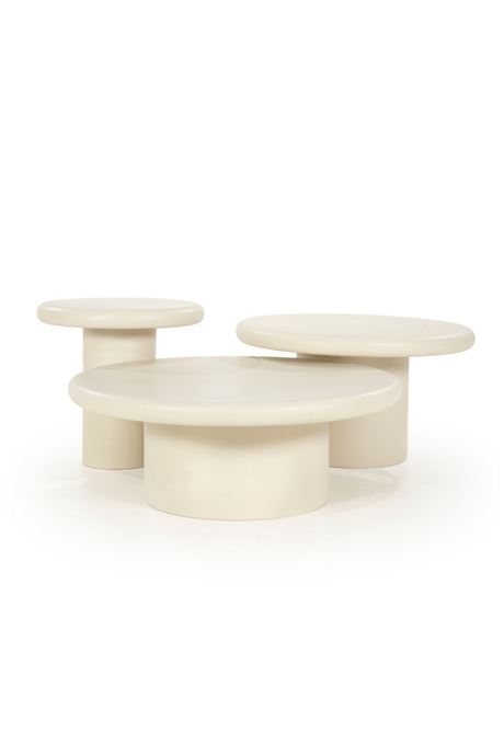 White Round Coffee Table | Eleonora Jade | OROA.com