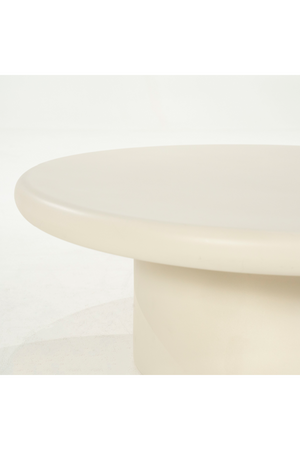 White Round Coffee Table | Eleonora Jade | OROA.com