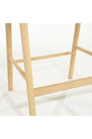 Lacquered Ash Wood Bar Chair | Eleonora Rayven | Oroa.com