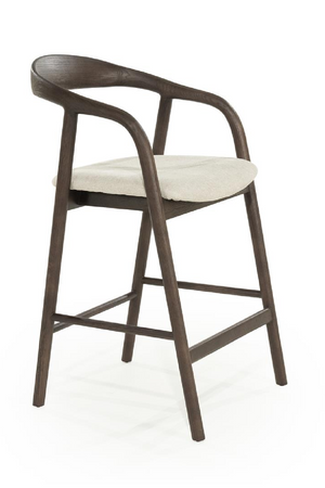 Lacquered Ash Wood Bar Chair | Eleonora Rayven | Oroa.com