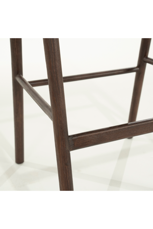 Lacquered Ash Wood Barstool | Eleonora Rayven | OROA.com
