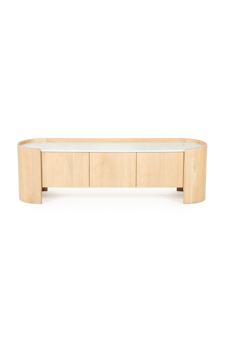 Marble Top Oak TV Cabinet | Eleonora Don | Oroa.com