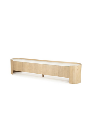 Marble Top Oak TV Cabinet | Eleonora Don | Oroa.com