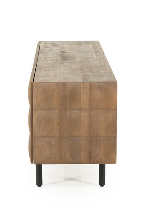 Carved Mango Wood TV Cabinet | Eleonora Felix | OROA.com