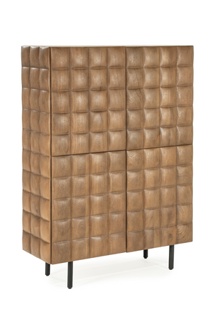 Square Pattern Wooden Cabinet | Eleonora Felix | Oroa.com