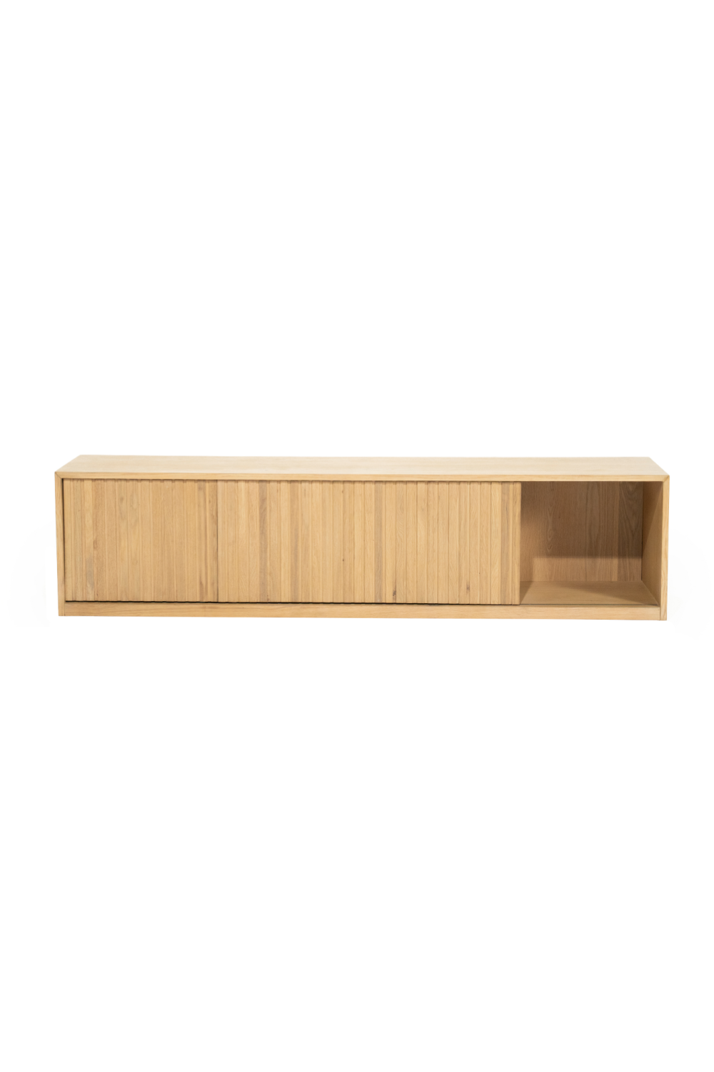 Fluted Oak TV Cabinet S | Eleonora Milo | OROA.com