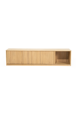 Fluted Oak TV Cabinet S | Eleonora Milo | OROA.com