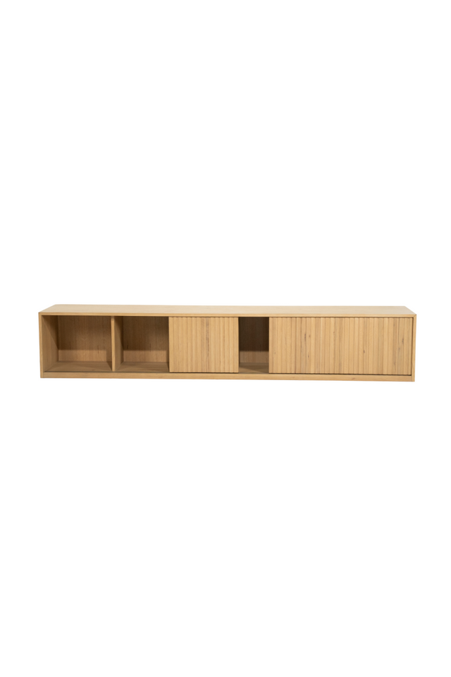Fluted Oak TV Cabinet L | Eleonora Milo | OROA.com