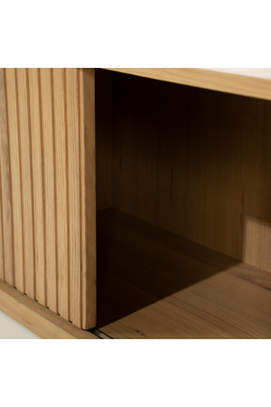 Fluted Oak TV Cabinet L | Eleonora Milo | OROA.com