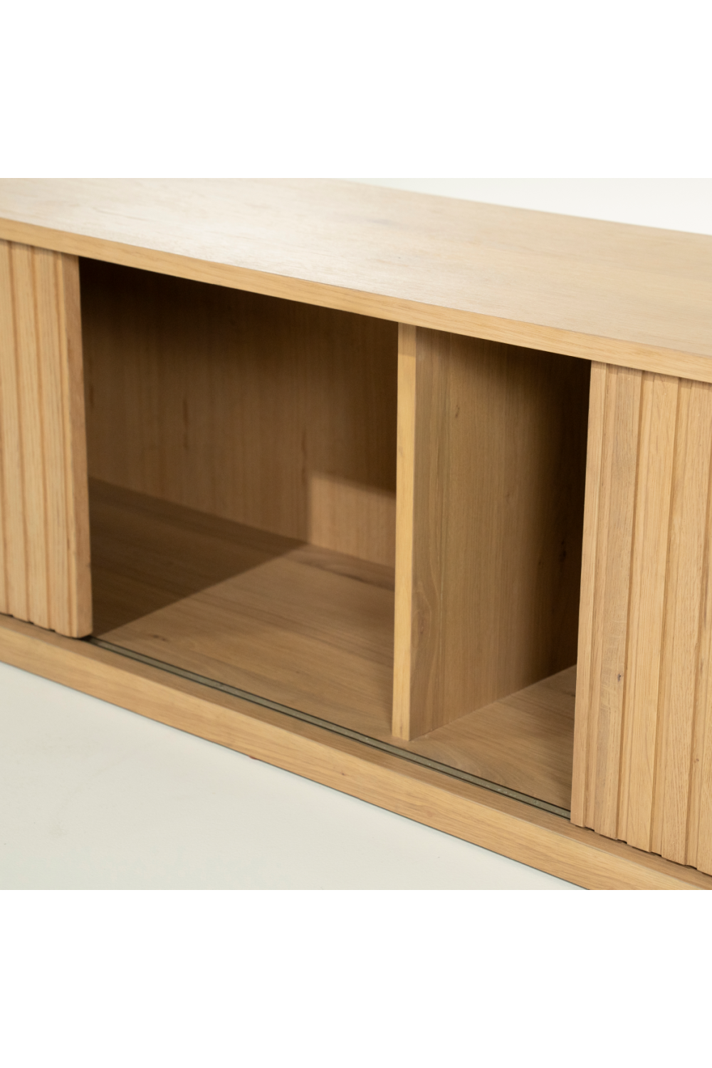 Fluted Oak TV Cabinet L | Eleonora Milo | OROA.com