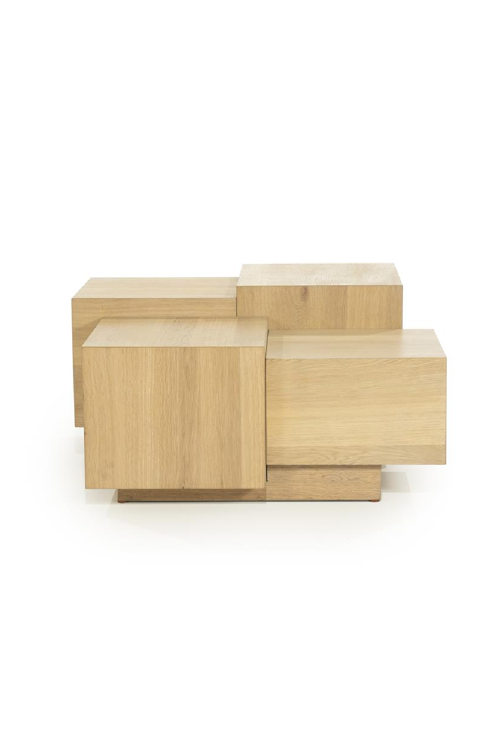 Multilayered Square Oak Coffee Table | Eleonora Quinten | Oroa.com