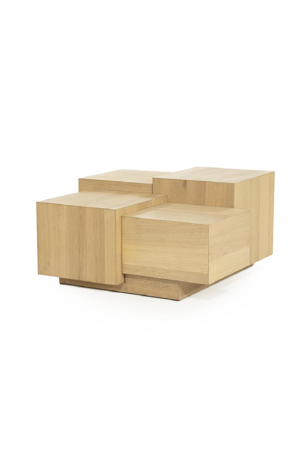 Multilayered Square Oak Coffee Table | Eleonora Quinten | Oroa.com