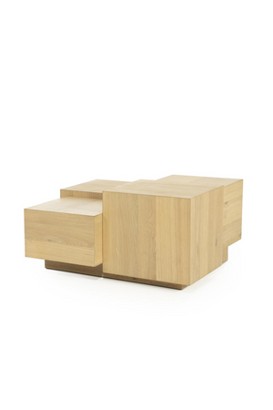 Multilayered Square Oak Coffee Table | Eleonora Quinten | Oroa.com