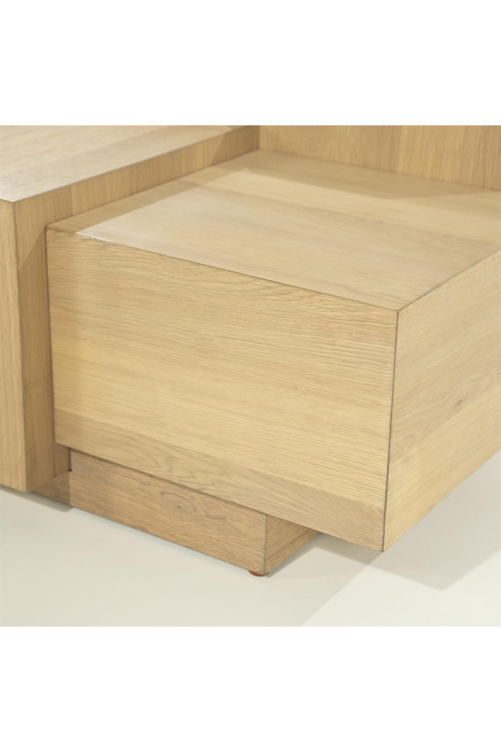 Multilayered Square Oak Coffee Table | Eleonora Quinten | Oroa.com