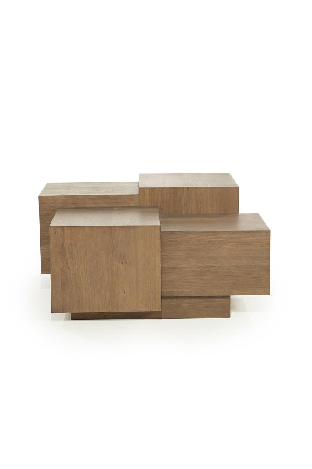Multilayered Square Oak Coffee Table | Eleonora Quinten | Oroa.com