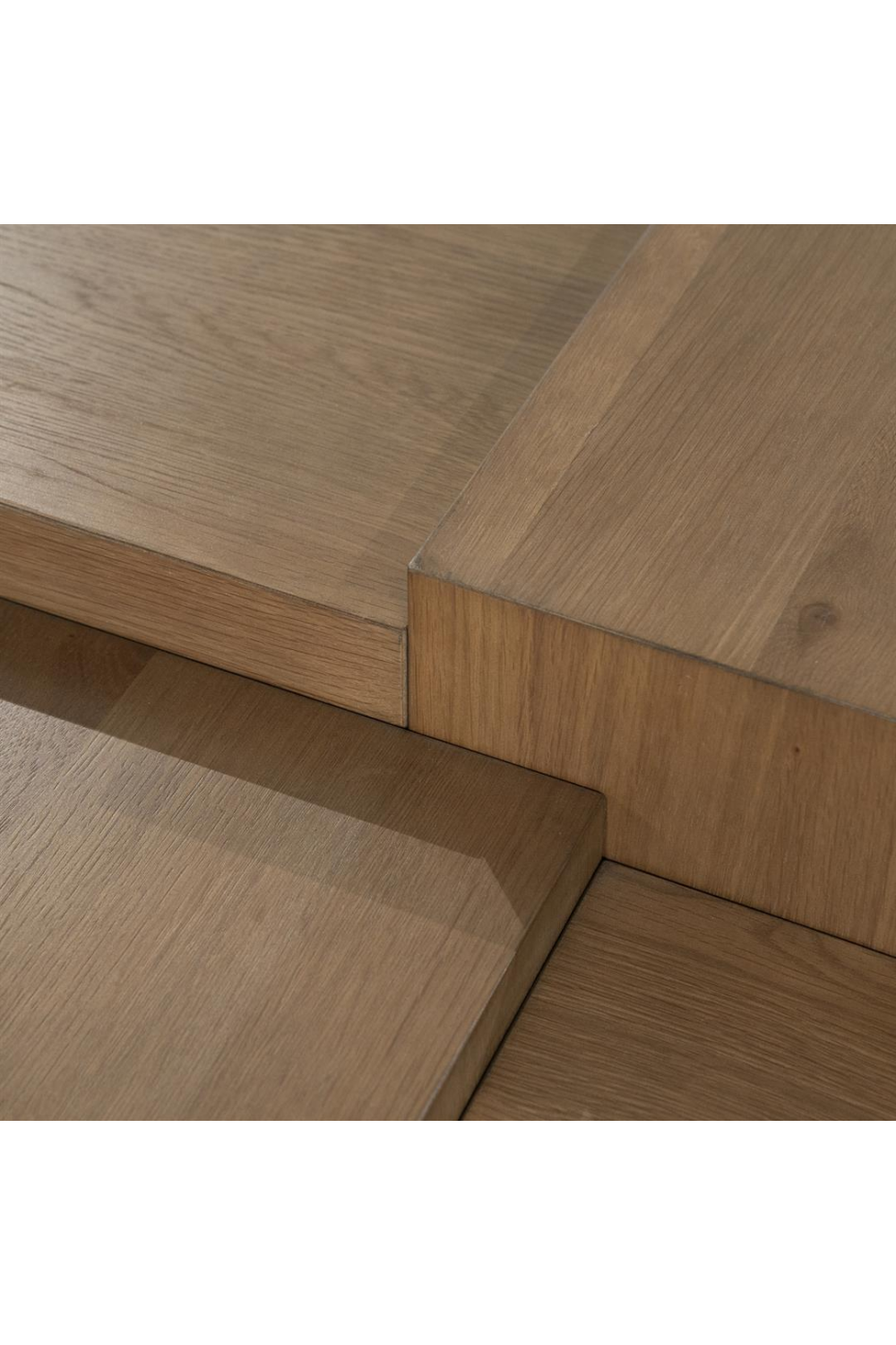 Multilayered Square Oak Coffee Table | Eleonora Quinten