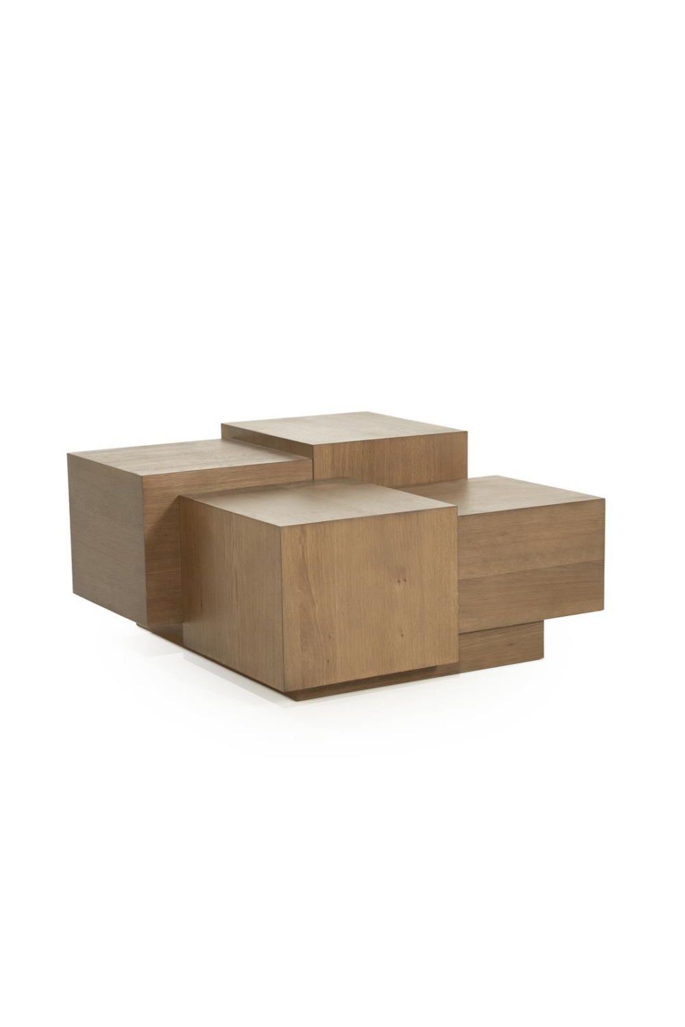 Multilayered Square Oak Coffee Table | Eleonora Quinten | Oroa.com