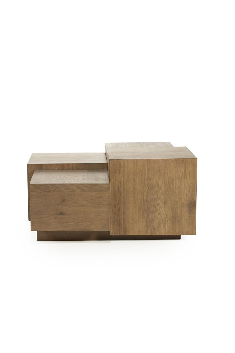 Multilayered Square Oak Coffee Table | Eleonora Quinten | Oroa.com