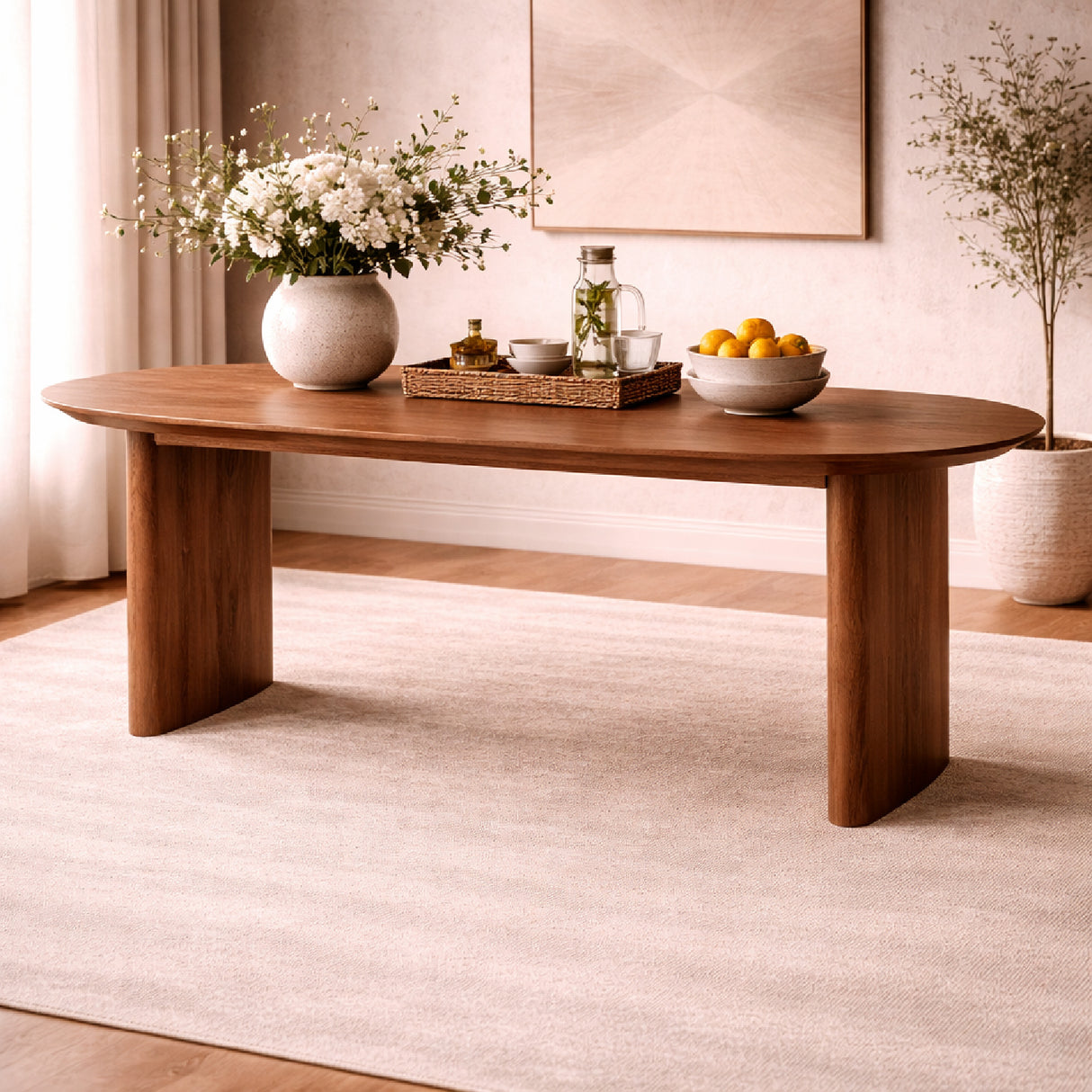   Oak Scandinavian Dining Table M | Oroa.com