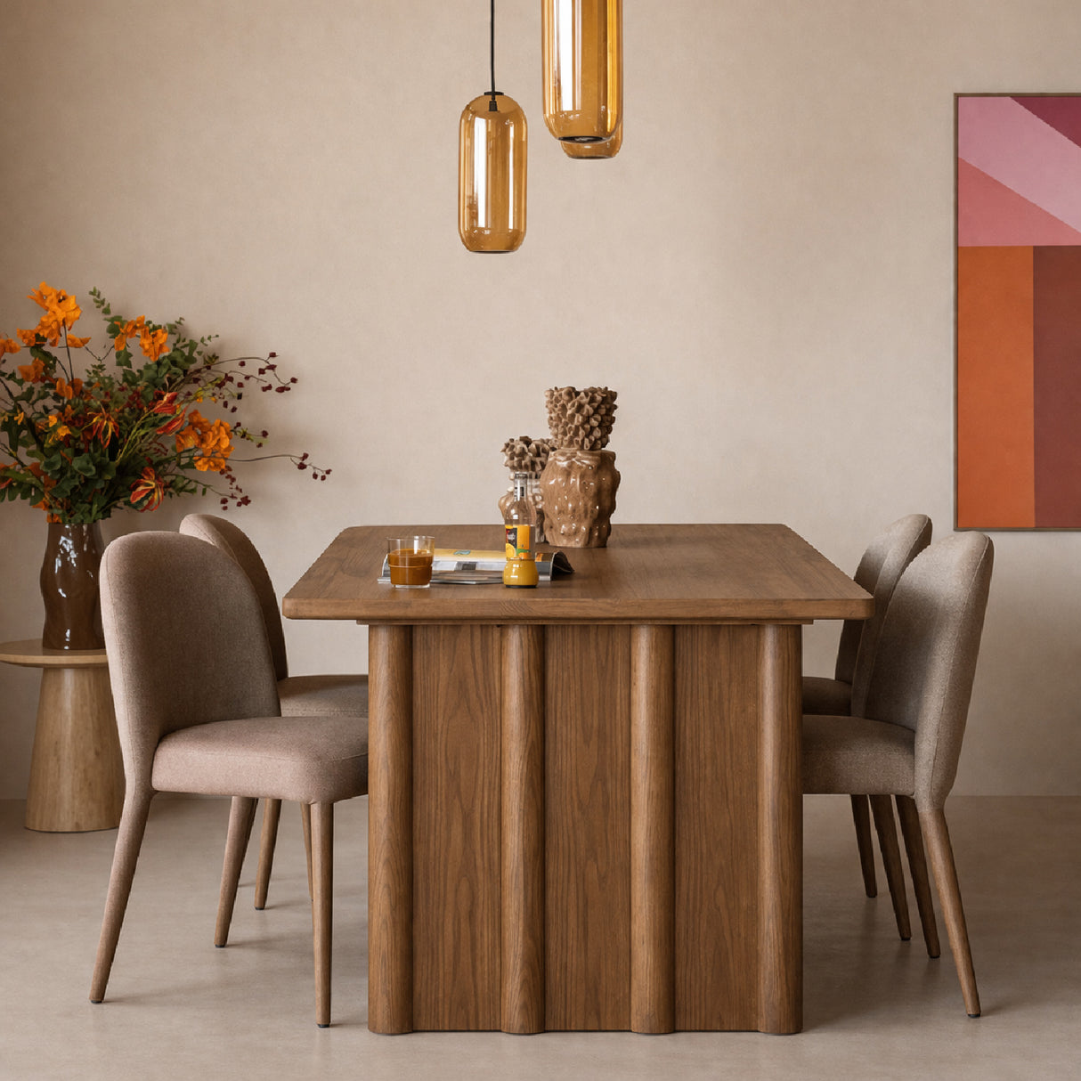   Rectangular Oak Dining Table L | Oroa.com
